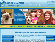 Tablet Screenshot of cascadesummitvets.com